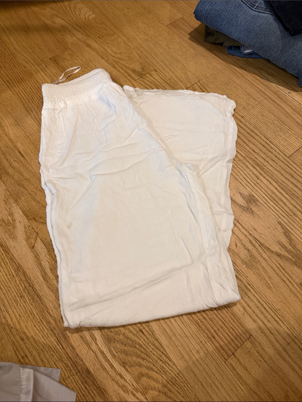Women’s White Swim Coverup Pants